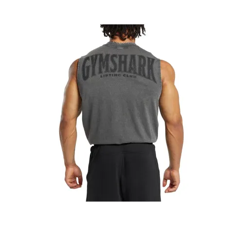 GYMSHARK Серый Мужские Майки