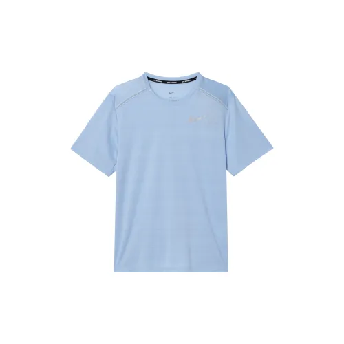 Nike Бег Т-Рубашка Мужская Cobalt Blue