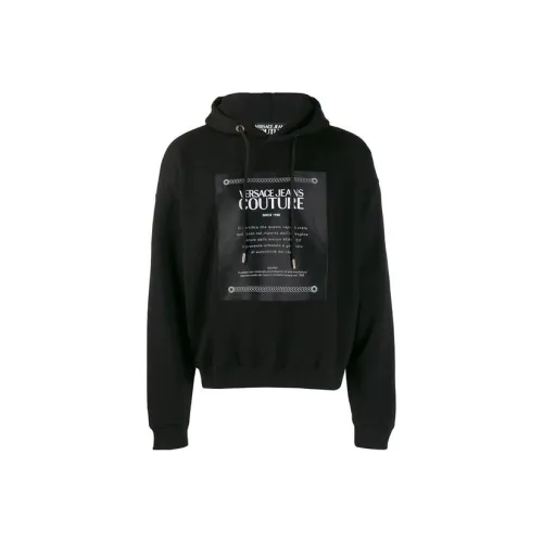 VERSACE Мужские черные свитшоты