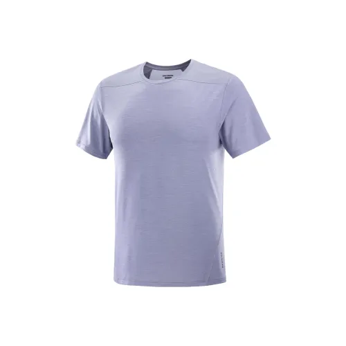 SALOMON T Рубашка Мужская Синяя Гранит