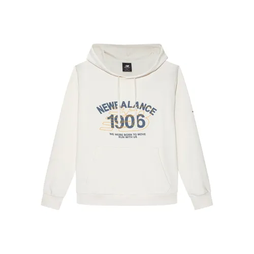 New Balance совместный бренд Кремовый Белый Мужские Толстовки