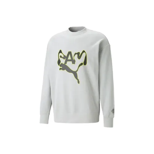 PUMA X P.A.M. Co Брендированная Версия Серый Унисекс Свитшоты