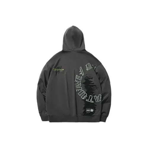 Свитшот с подкладкой CF tracing унисекс туманно-серый