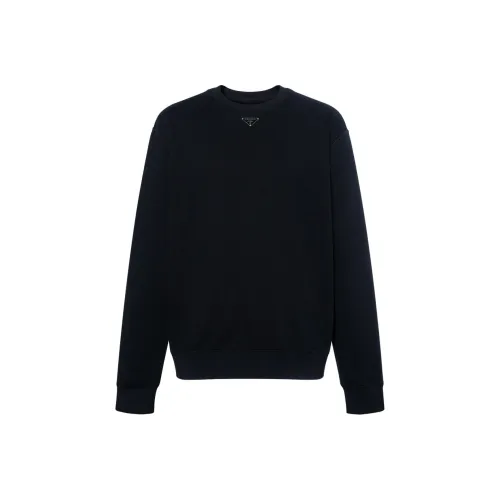 PRADA Мужские черные свитшоты