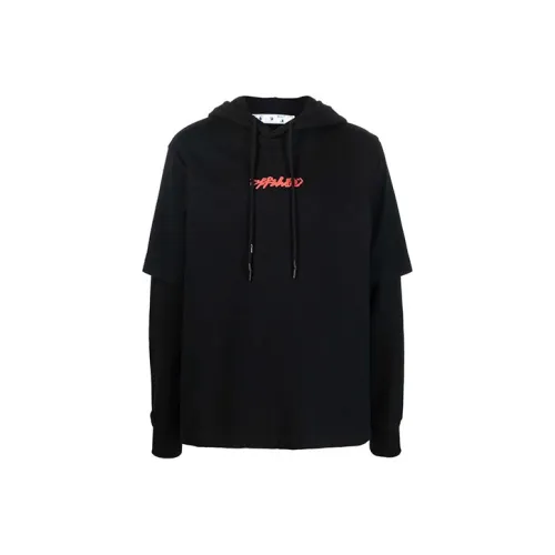 Off Белый FW21 Черный Мужские Толстовки