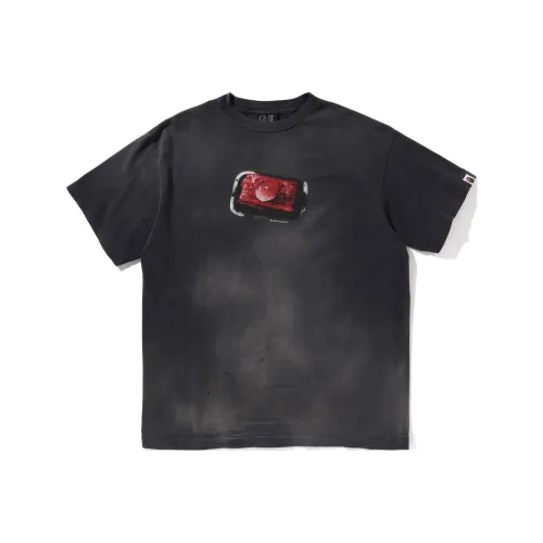 A BATHING APE Bape X SAINT Mxxxxxx Co Branded SERIES Темно-серый Унисекс T Рубашки