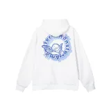 Белый и синий цвет текст.