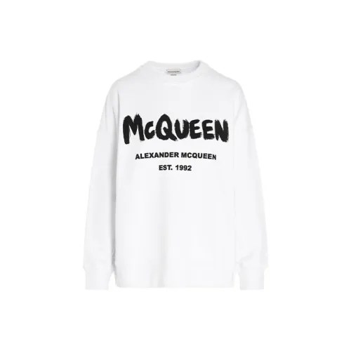 Alexander McQueen Толстовка Мужская Белая