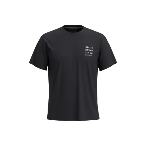 SMARTWOOL Черный Унисекс T-рубашки