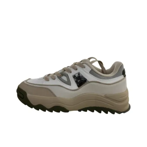 361° Slip-resistant Abrasion-resistant Low-top Skateboard Shoes Men's Feather White Oat Milk