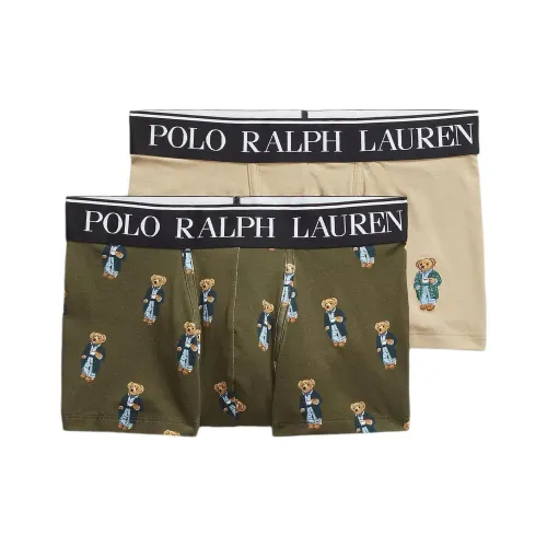 Polo Ralph Lauren Boxers Мужские 2 упаковки Хаки + Зеленый