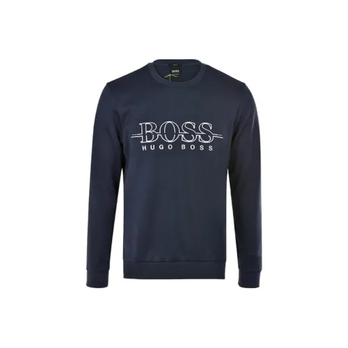Hugo Boss Темно-синие мужские свитшоты