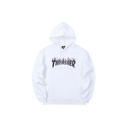 Thrasher Белый Унисекс Свитшоты