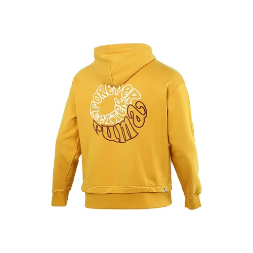 PUMA Желтые Мужские Свитшоты