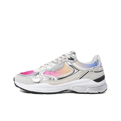 Pepe Jeans Combined Slip-resistant Low Top Casual Shoes Women's Silver Gray Переклад Pepe Jeans Combined Низкие повседневные туфли с противоскользящим покрытием женские серебристый серый