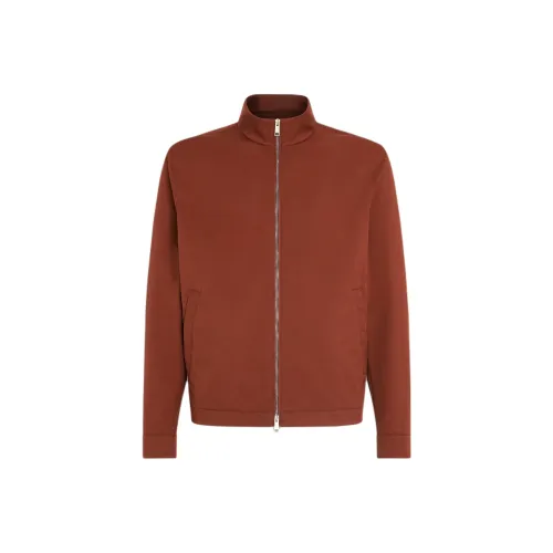 Zegna Куртки и Пальто Мужской Кирпично-Красный