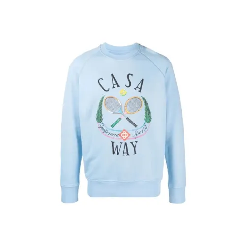 CASABLANCA Синий Мужской Свитшот