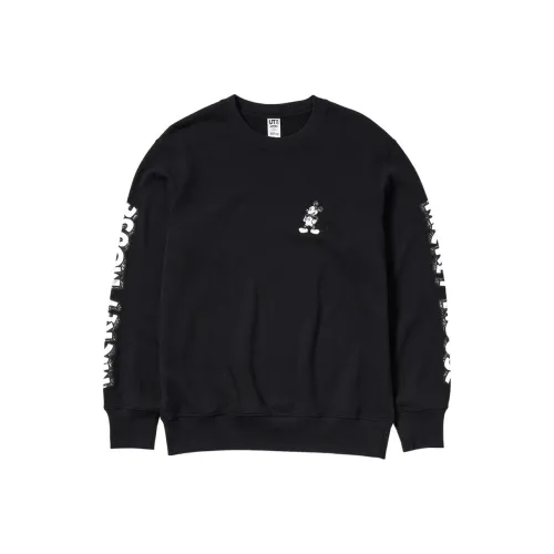 UNIQLO Черный Унисекс Свитшоты