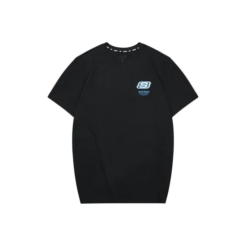 Skechers T-Shirt Унисекс Угольный Черный