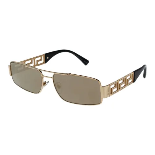 FANSIZHE Металл Aviator Солнцезащитные очки Мужские Золотые