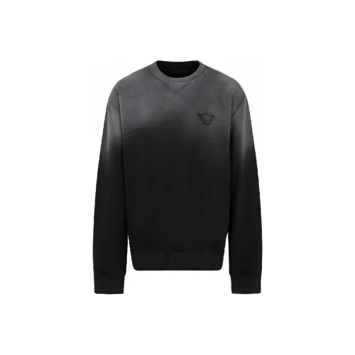 PRADA Серый Мужской Свитшот