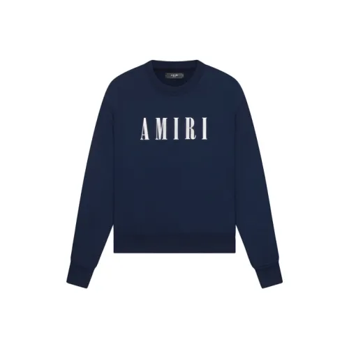 AMIRI Темно-синий Унисекс Свитшоты