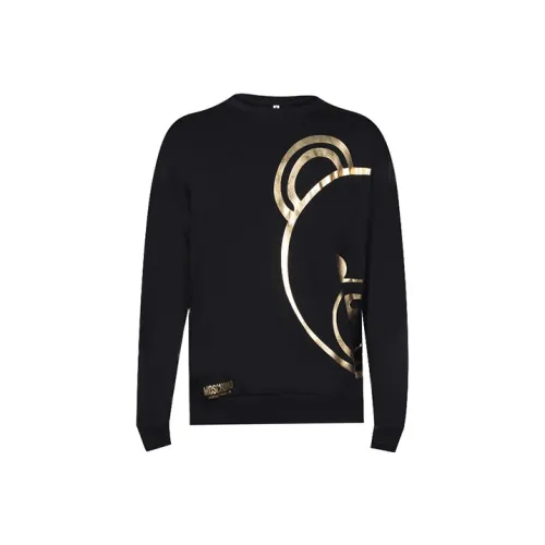 MOSCHINO Мужские черные свитшоты