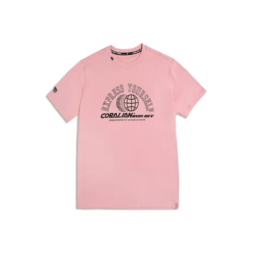 CORALIAN TENTER T Рубашка Унисекс Розовая