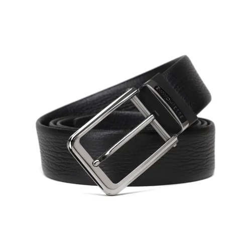 ELLE HOMME Ремни из натуральной коровьей кожи мужской черный ширина 3,4 см