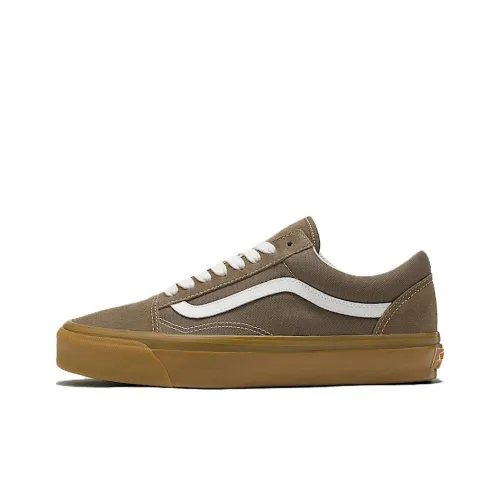 VANS Premium Old Skool Low Топ Скейтборд Кроссовки Унисекс Коричневый