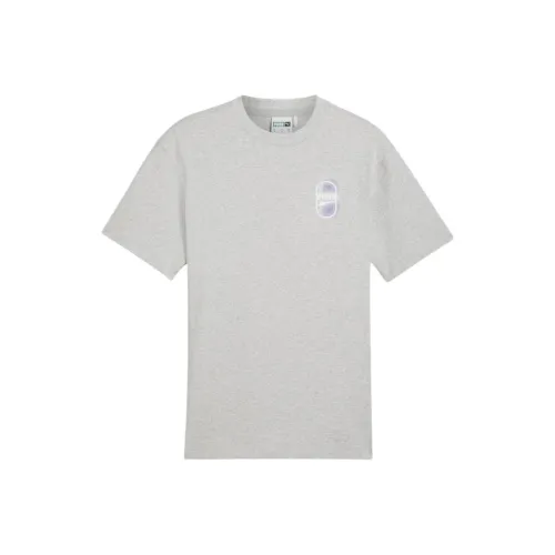 PUMA T-Shirt Unisex Light Mixed Gray