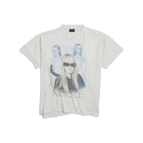 Balenciaga FW25 T-Shirt Regular Fit Unisex White Баленсиага FW25 T-Shirt Стандартный крой Унисекс Белый