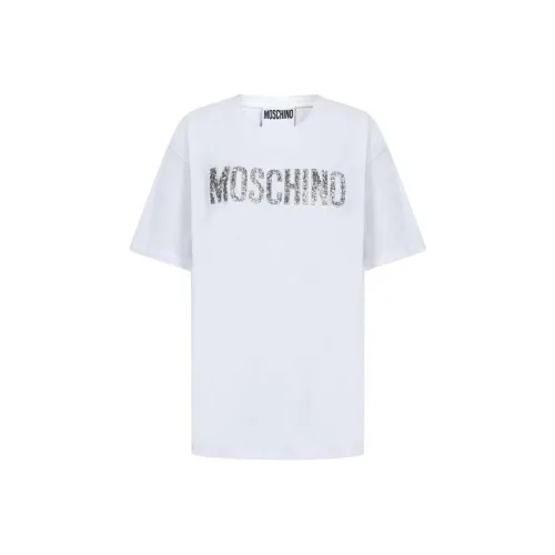 MOSCHINO Белая Мужская T-Рубашка
