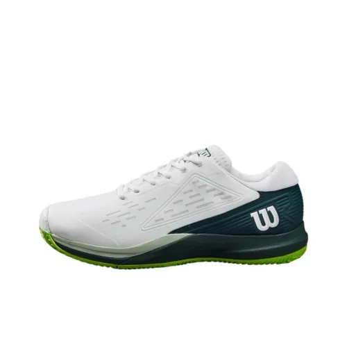 Wilson Rush Pro Ace Теннисные кроссовки Низкий топ Белый Зеленый Мужской