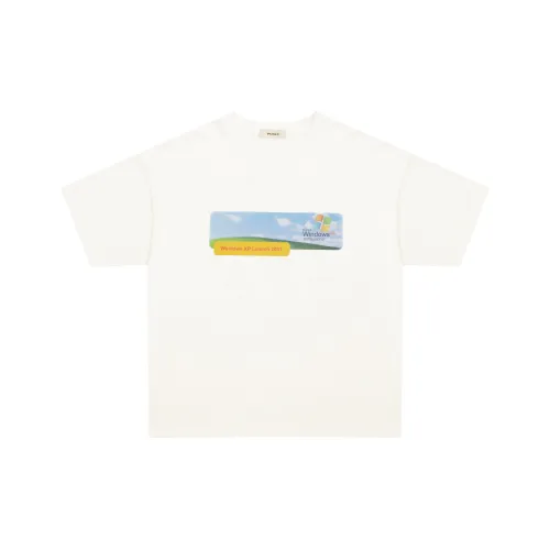 Purey Белая Унисекс Футболка