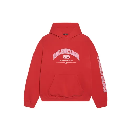 Balenciaga Red Men's Sweatshirts Баленсиага Красный Мужские Толстовки