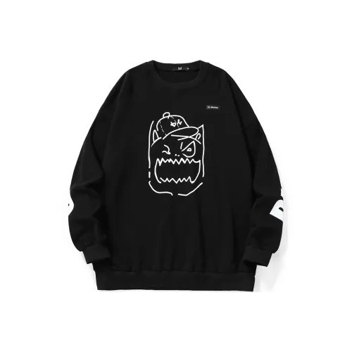 BT Круглый вырез Свободный крой Стандартный Свитшот Унисекс