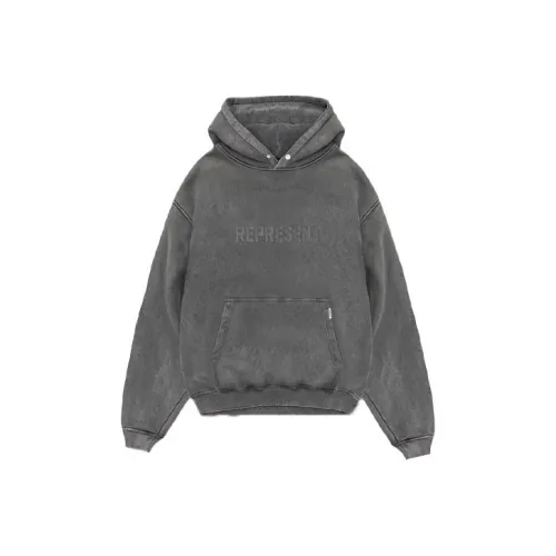 REPRESENT Мытый серый Мужские Свитшоты