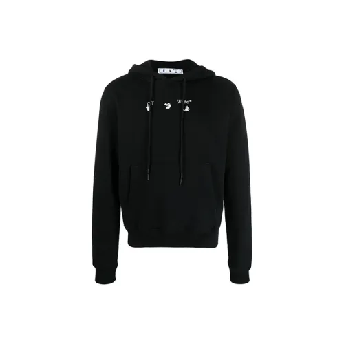 Off Белый SS22 Черный Мужские Толстовки