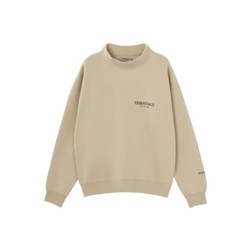 Fear Of God Essentials Свитшот Унисекс Бежевый