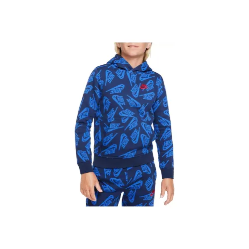 NIKE Морской синий Kids Свитшоты
