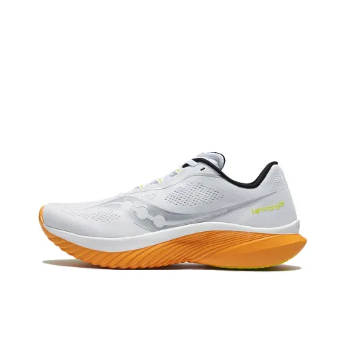 Saucony Kinvara Elite 15 Дышащий и Устойчивый Низкий Топ Повседневные Беговые Кроссовки Мужские Белые
