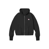 Флисовая подкладка, женский, укороченный, угольно-серый