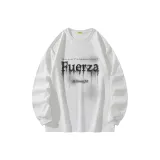 Белый, ткань в рубчик, манжета, стиль позиционирования