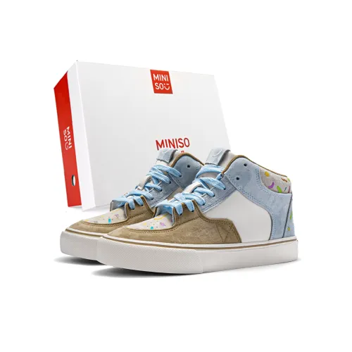 Miniso Скейтборд Кроссовки Высокие Унисекс