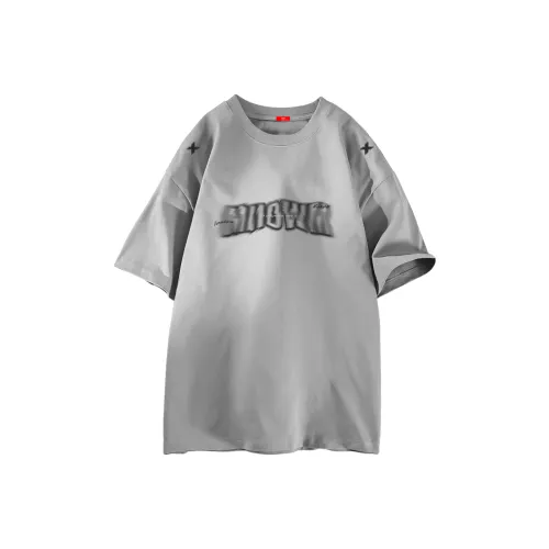 MIIOW Trend Party series T-рубашка унисекс светлый серый