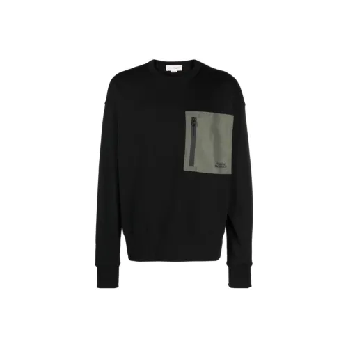 Alexander McQueen Черные Мужские Свитшоты