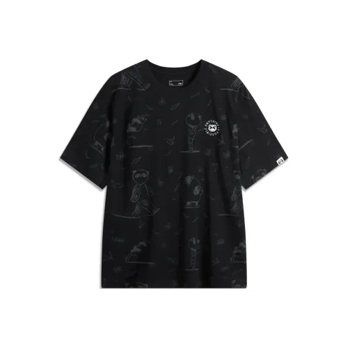 LINING Sports Life Collection Т-Рубашка Мужская Черное Эбеновое Дерево