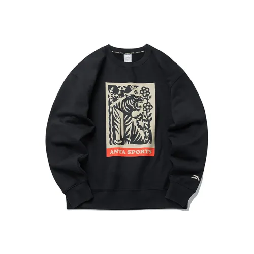 Anta Life Collection Черный Унисекс Свитшоты