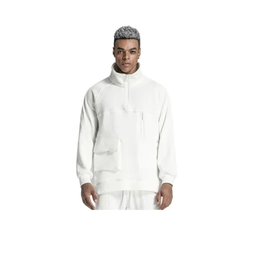 NORVINCY Разобранный стиль тактический однотонный без капюшона свитшот унисекс